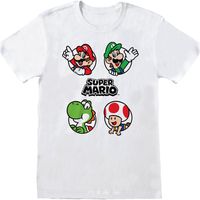 super mario camiseta manga larga he734 para mujer