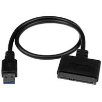 startech cable adaptador usb 31 10 gbps a sata 50cm negro