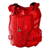 troy lee designs chaleco protector rockfight m-l red