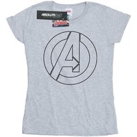 marvel camiseta manga larga bi1576 para mujer