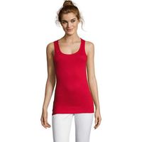 sols camiseta tirantes jane - camiseta mujer sin mangas-100 algodon semi-peinado para mujer