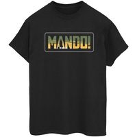 disney camiseta manga larga the mandalorian para mujer