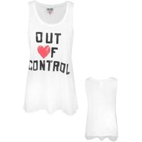 junk food camiseta tirantes out of control para mujer