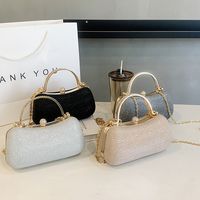 bolso de cadena clasico y elegante para la noche estilo retro con clip para cenas fiestas bodas etc