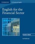 english for the financial sector teacher s book