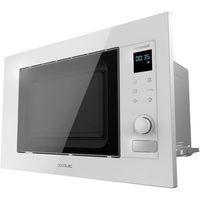 cecotec grandheat 2090 built-in touch white microondas integrable con grill 21l 1200w blanco