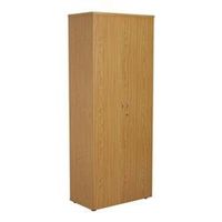 cupboard 2000 4 shelf lockable -oak 4 shelf lockable -wds2045cpno