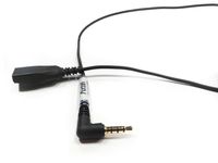 accesorio axtel cable qd enrollado 3 5mm jack 4 pole for blackberry 30 cm