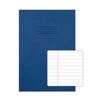 rhino exercise book 8mm ruled 80p a4 dark blue pack of 50 vc48426