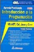 introduccion a la programacion algoritmos y su implementacion en vbn