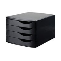 jalema 4 drawer desktop set black 2686374299