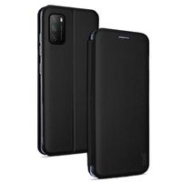 cool funda flip cover elegance negro para xiaomi pocophone m3redmi 9t