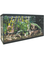 terrario repti selva cristal 135l entorno natural y seguro para reptiles - cpa