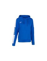 sudadera joma championship iv con capucha mujer royal blanco