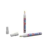 artline 400 bullet tip paint marker medium white 12 pack a400