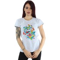 dc comics camiseta manga larga teen titans go candy mania para mujer