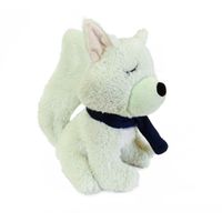 plush arctic fox - 20 x 14 x 16 cm l x w x h