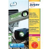 avery heavy duty labels laser 24 per sheet 635x339mm - l4773-20