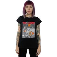 dessins animes camiseta manga larga basketball buddies para mujer