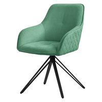 silla giratoria 360 grados verde