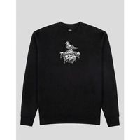 thrasher jersey sudadera x antihero cover the earth crew negra para hombre