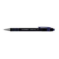 q-connect lamda ballpoint pen medium blue 12 pack kf00673