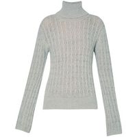 liu jo jersey jersey de cuello alto en mezcla de alpaca para mujer