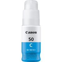 botella tinta canon gi-50c cian 7700 paginas