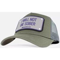 john hatter  co gorro i will not die sober rubber r-1054-u00 para hombre