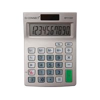 q-connect semi-desktop 10-digit calculator ref kf11507