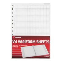 rexel variform v4 7-column cash refill 75 pack