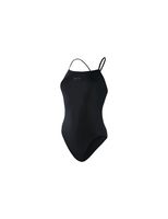 banador de natacion speedo endurance thinstrap negro mujer