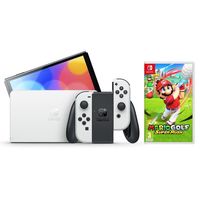 nintendo switch oled blanca  mario golf super rush