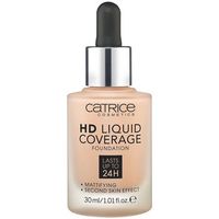 catrice base de maquillaje la base de cobertura liquida hd dura hasta 24 horas 020-rose b para mujer