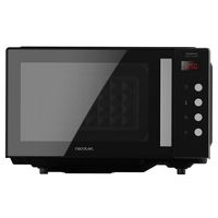 cecotec grandheat 2000 flatbed black microondas 20l 700w negro