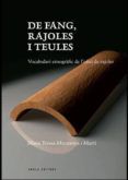 de fang rajoles i teules vocabulari etnografic de l ofici de ra joler