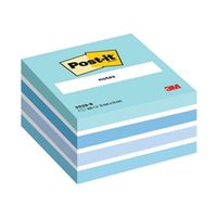 post-it notes colour cube 76 x 76mm pastel blue 2028b