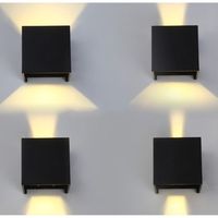 cubo de luz ajustable lampara de pared con luz de bano led impermeable iluminacion moderna para el hogar