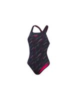 banador de natacion hyperboom allover medalist mujer rosa