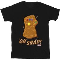 marvel camiseta manga larga oh snap para hombre