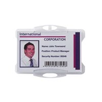 durable security swipe card holder 50 pack