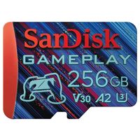 sandisk gameplay microsdxc 256gb uhs-i a2 v30 clase 10