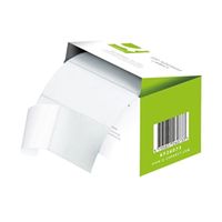 q-connect address label roll self adhesive 76x50mm white - kf71459