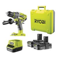 ryobi r18pd7-220b taladro percutor 18v