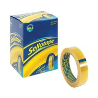 sellotape original golden tape roll non-static pack 6 - 1443306