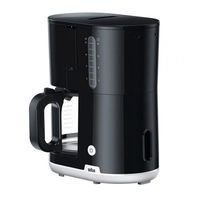 braun kf1100 cafetera de goteo 10 tazas 1000w negra