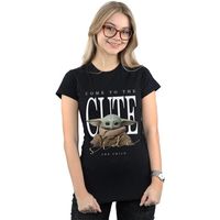 disney camiseta manga larga the mandalorian the cute side para mujer