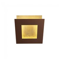 aplique de pared led dalia oro 12w