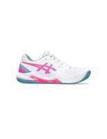 zapatillas de padel asics gel-dedicate 8 padel mujer blancorosa