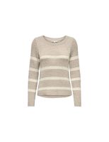 sudadera only onlgeena xo pullover knt noos mujer simply taupe